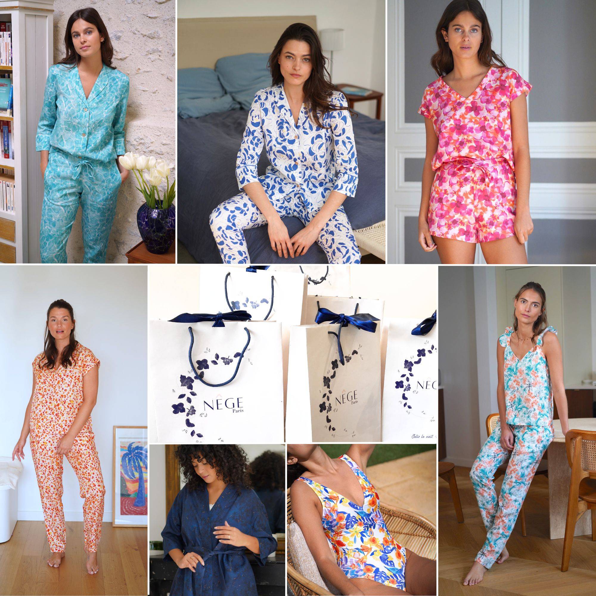 Carte Cadeau Pyjama Nege Paris Pyjamas femme eco responsables